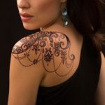 Lace Tattoo For Shoulder